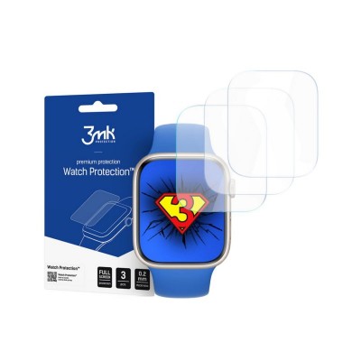 Set 3 X Folie 3mk Compatibila Cu Apple Watch 4 / 5 / 6 / 7 /se (40 / 41 Mm)